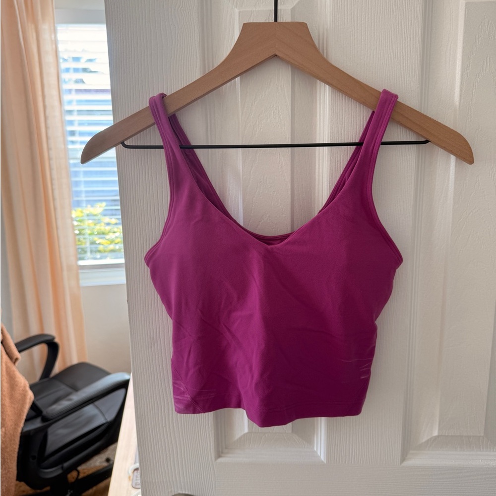Lululemon Athletica Magenta Tank Top